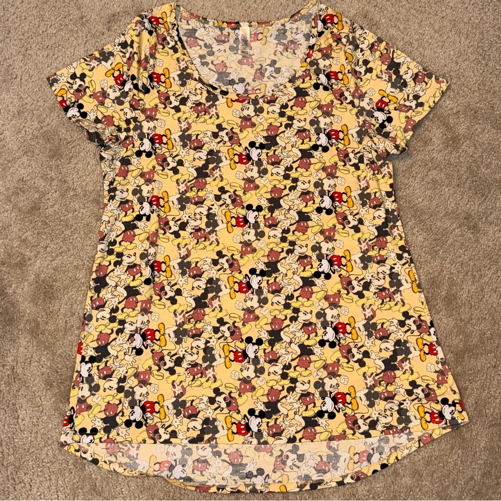 LuLaRoe Mickey Mouse Disney Top